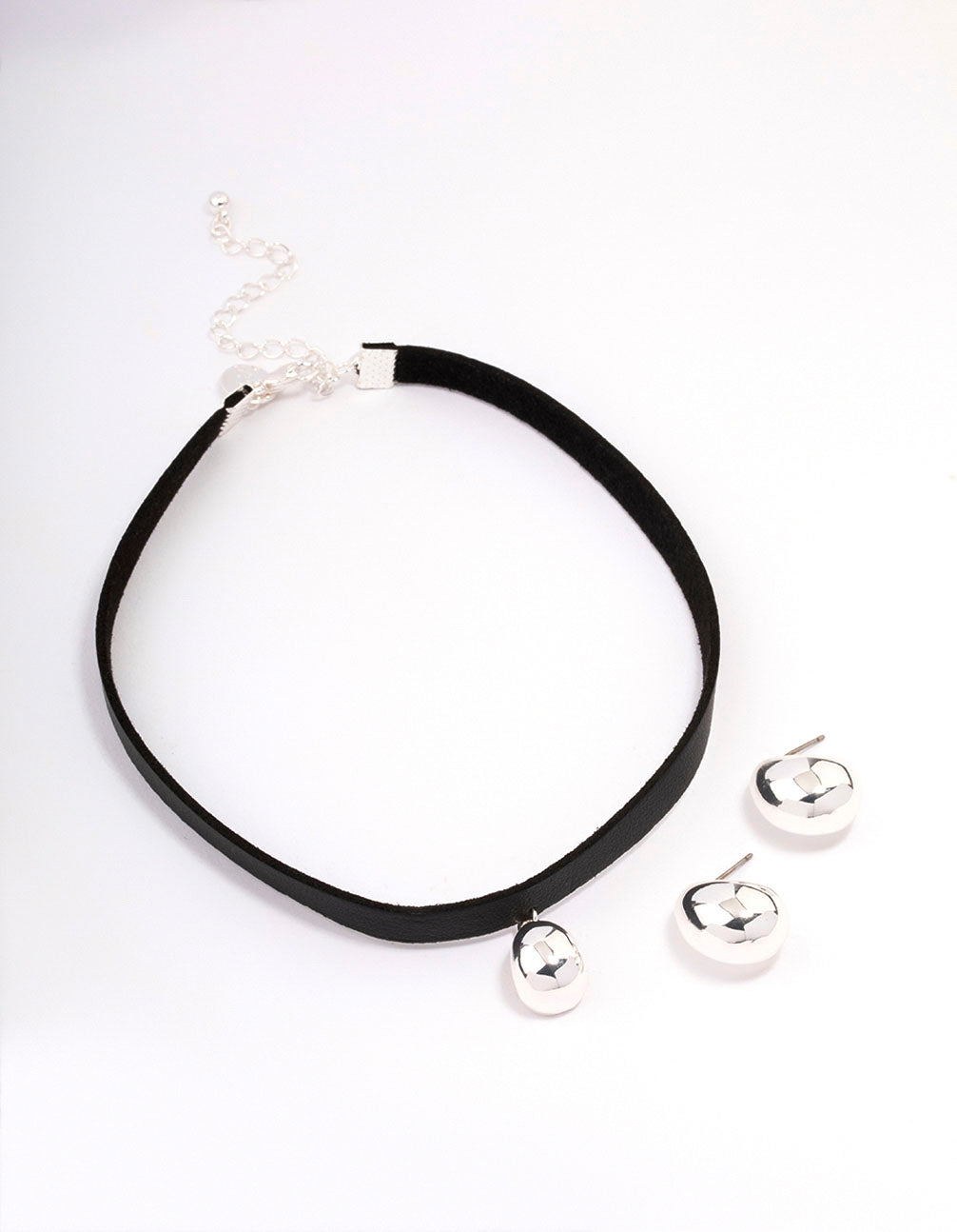 Silver Teardrop Jewellery Set