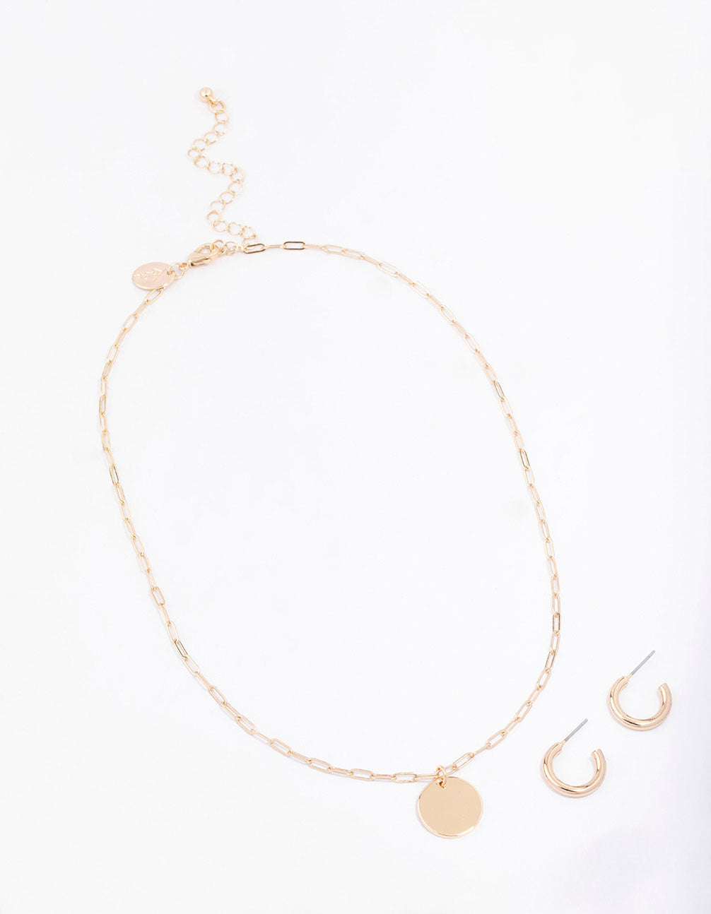 Gold Coin Disc Jewellery Set