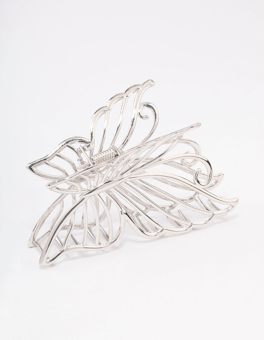 Silver Detail Butterfly Hair Claw Clip