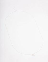 Sterling Silver Cubic Zirconia Emerald Cut Necklace - link has visual effect only