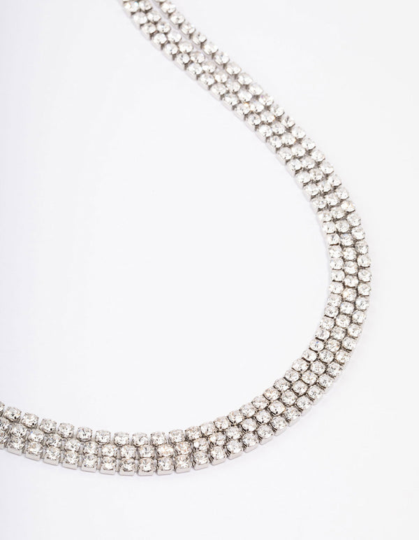 Silver Triple Cup Chain Belt