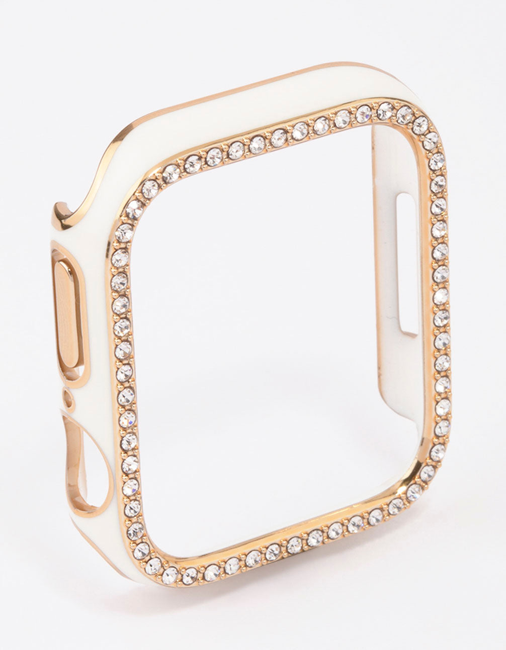 Gold & White Diamante Encrusted Watch Case 40/41mm