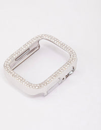 Silver & Diamante Watch Case 40/41mm - link has visual effect only