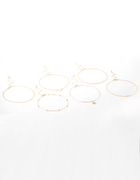 Gold Celestial Choker Necklace 6-Pack - link has visual effect only