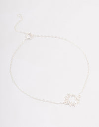 Sterling Silver Circular Leaf Bracelet - link has visual effect only