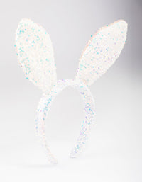 Kids Fabric Sequin Bunny Ears Headband - link has visual effect only