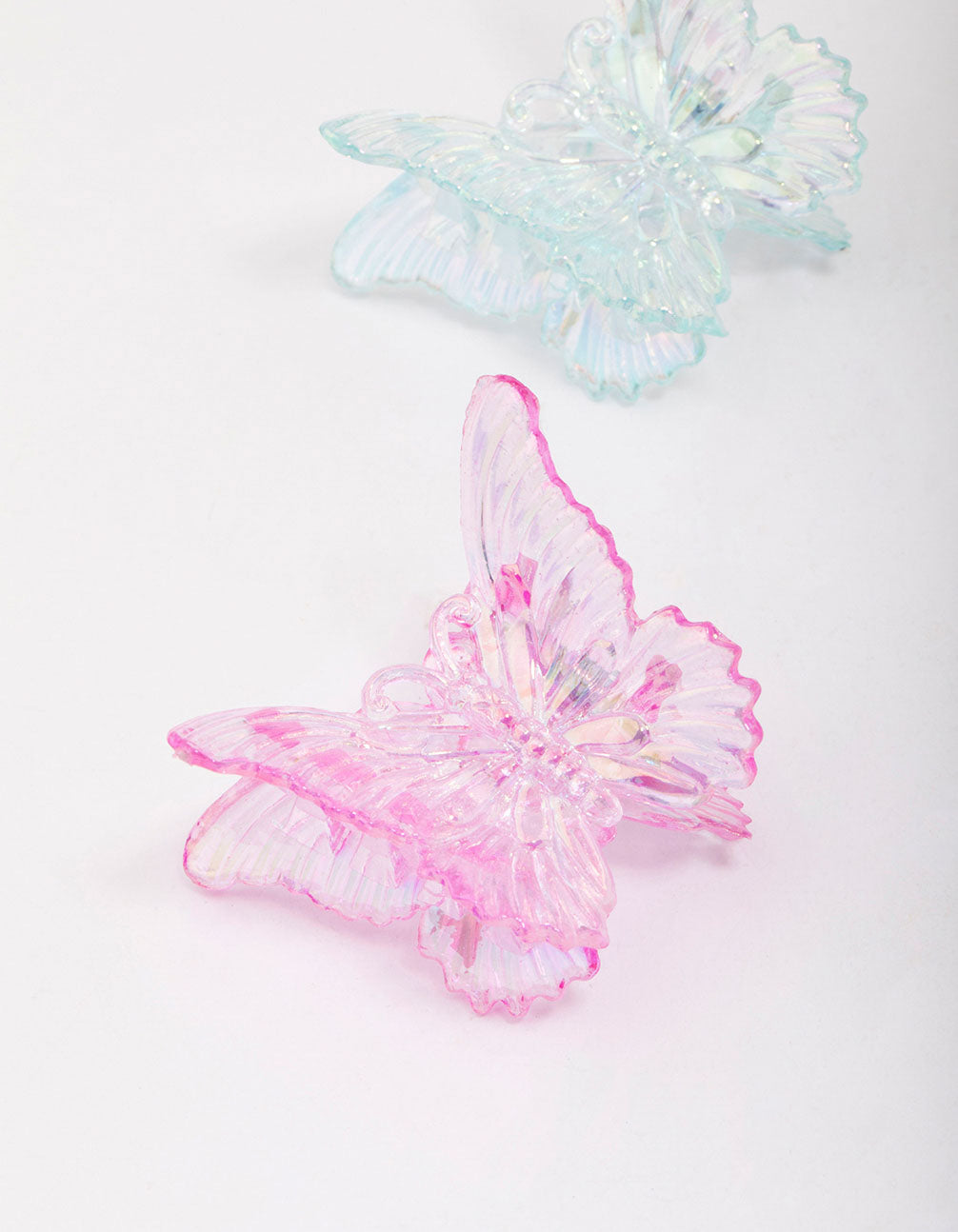 Pastel Irregular Butterfly Hair Claw Clip Pack
