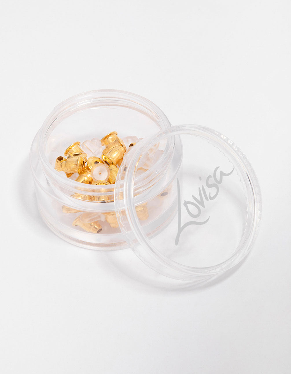 Gold & Silicone Mixed Earring Backing Kit