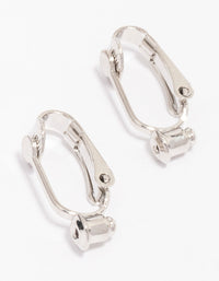 Silver Clip On Stud Earring Converter - link has visual effect only
