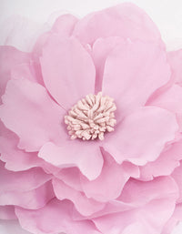 Move Fabric Chiffon Flower Hair Clip & Brooch Pin - link has visual effect only
