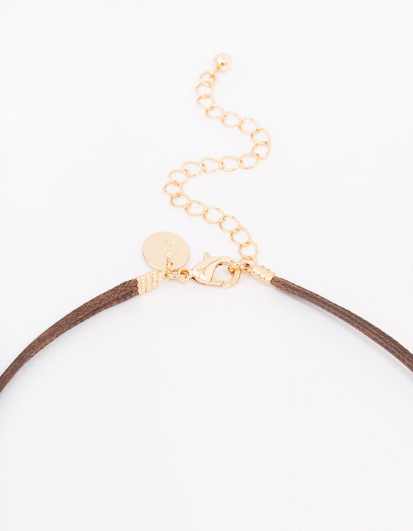 Gold Mixed Beaded Layered Necklace