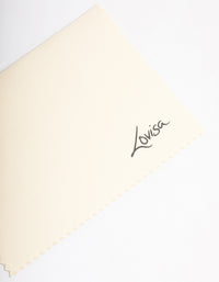 Cream Fabric Polishing Cloth - link has visual effect only