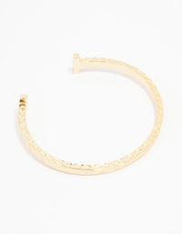 Gold T End Wrist Cuff - link has visual effect only