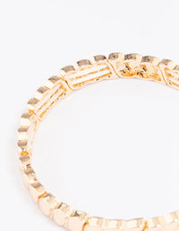 Gold Wave Stretch Bracelet - link has visual effect only