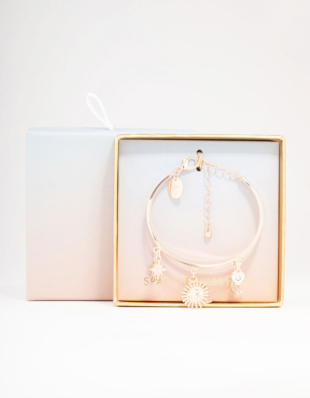 Rose Gold Celestial Charm Bracelet