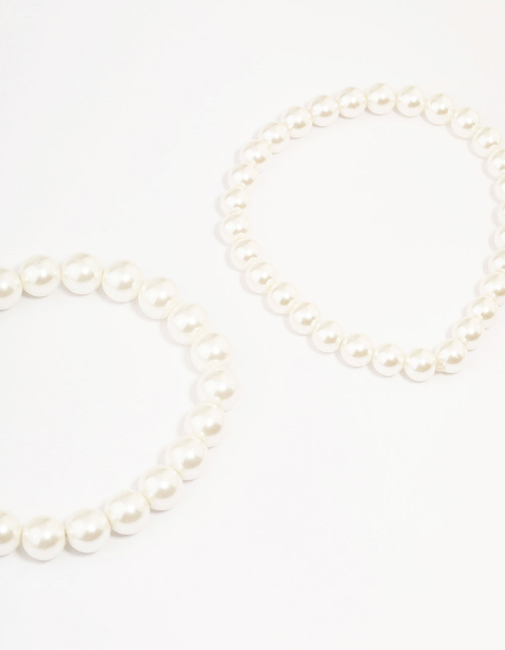 Gold Plated Freshwater Pearl Strand  Bracelets 3-Pack