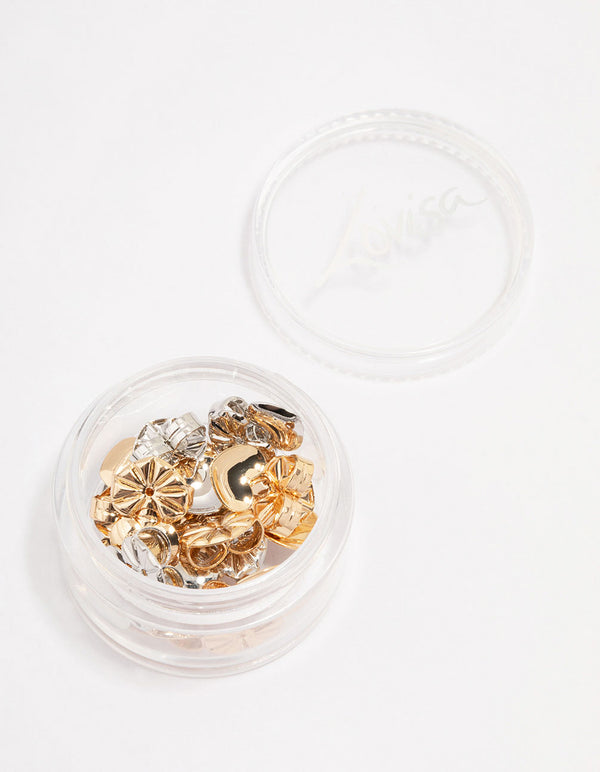 Gold & Rhodium Earring Lifter 6-Pack