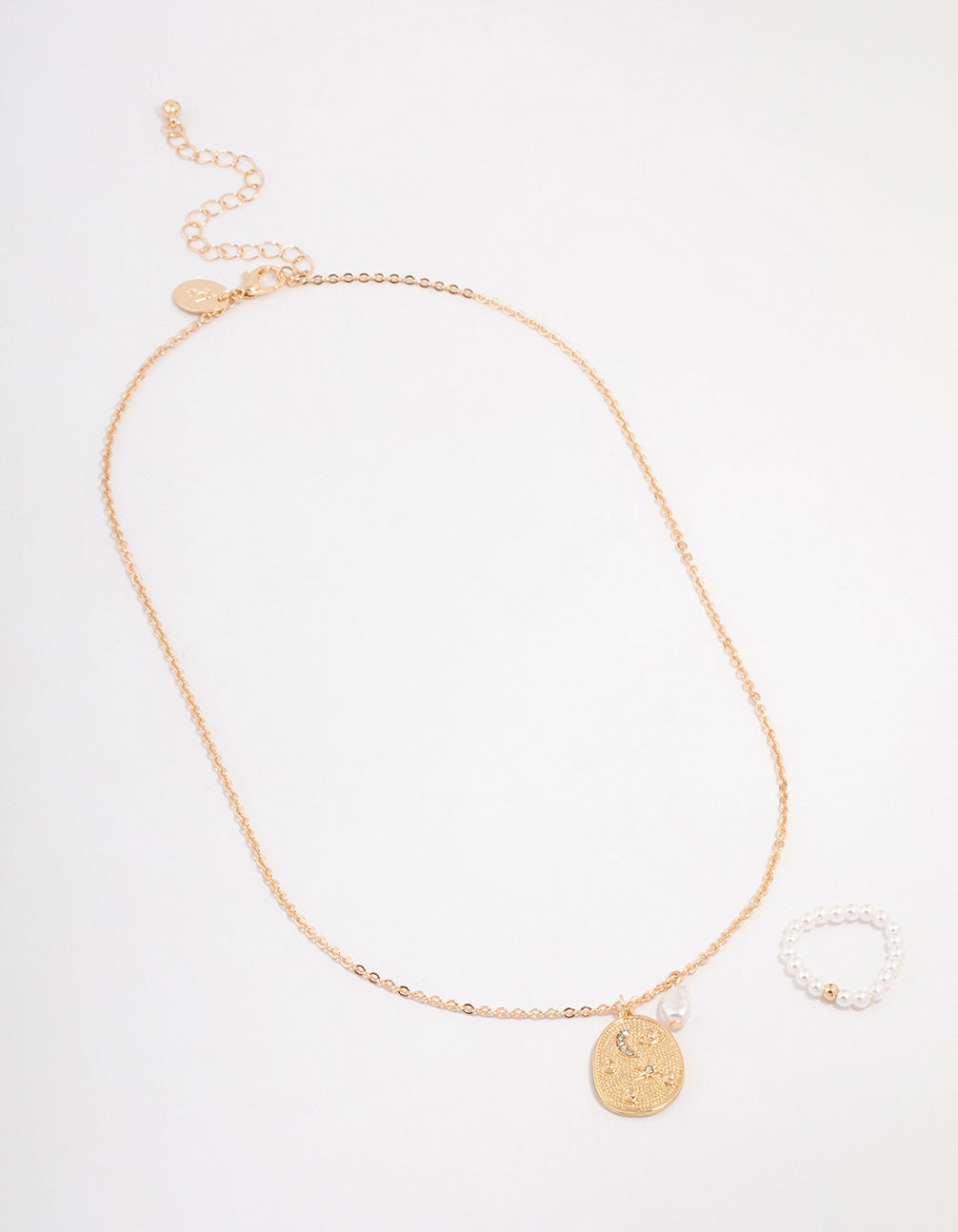 Gold Celestial Coin Jewellery Set