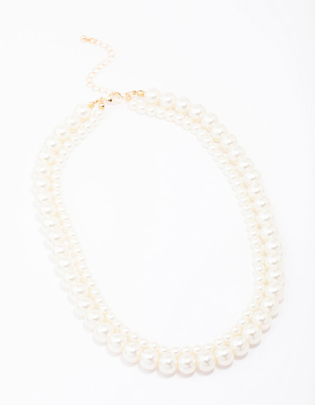 Layered Chunky Pearl Necklace