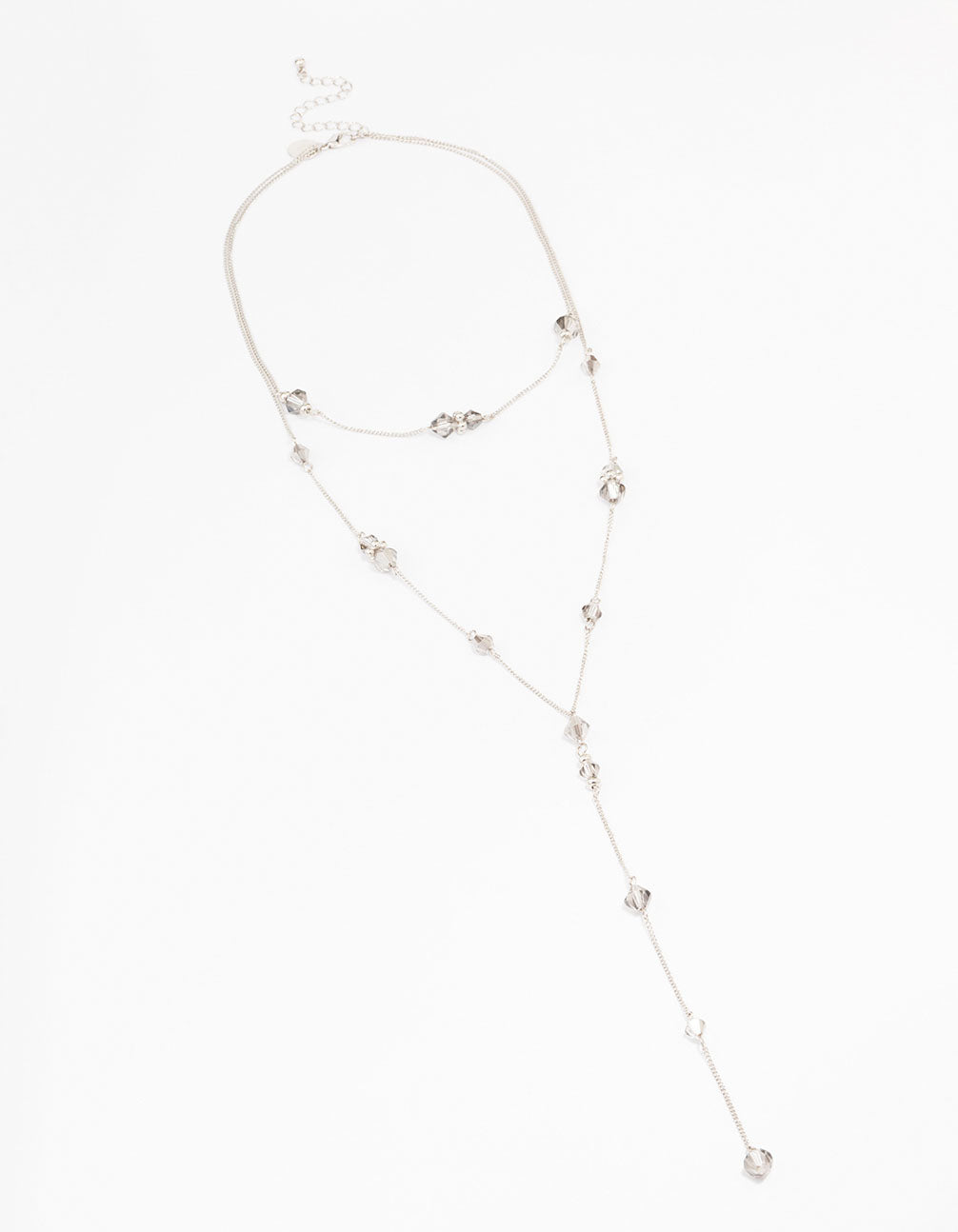 Silver Lariat Silver Necklace