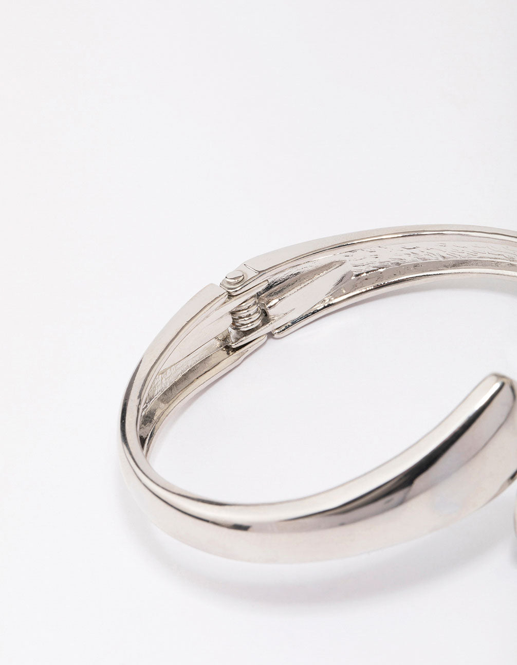 Silver Twisted Wrist Cuff