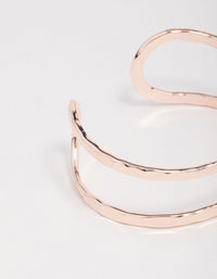 Rose Gold Open Outline Wrist Cuff - link has visual effect only