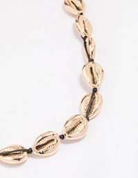 Gold Cowrie Shell Necklace - link has visual effect only