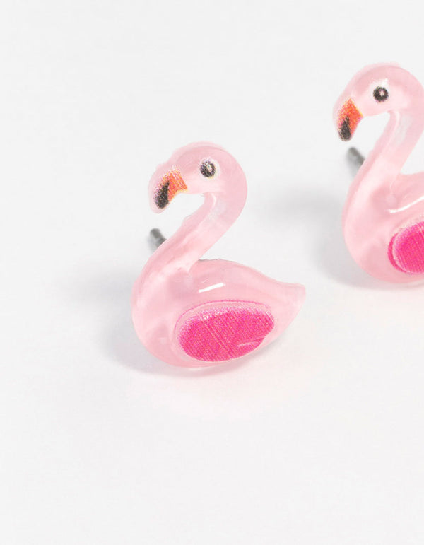 Flamingo Stud Earrings