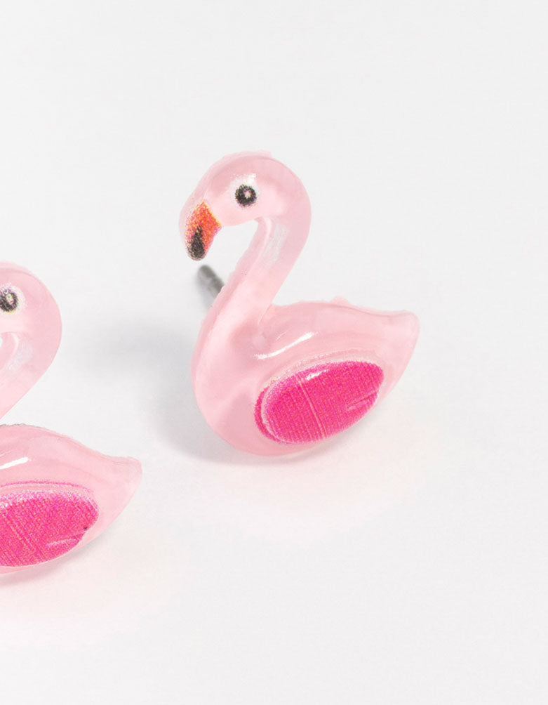 Flamingo Stud Earrings