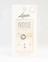 Mixed Metals Spiral Nose 6-Pack - link has visual effect only