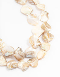 Genuine Shell Layered Necklace - link has visual effect only