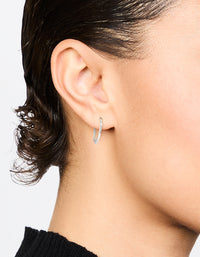 Waterproof Stainless Steel Sleeper Earrings 12 MM - link has visual effect only