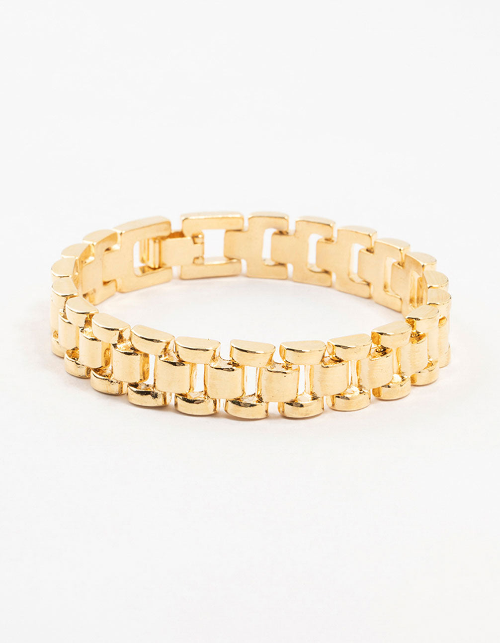 Gold Plated Watch Chain Bracelet