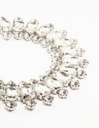 Silver Diamante Choker Necklace - link has visual effect only