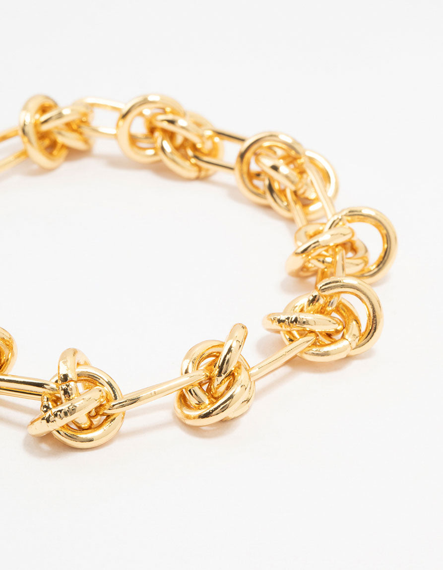 Oval Link Chain Bracelet - Gold Oval Link Chain Bracelet - Gold