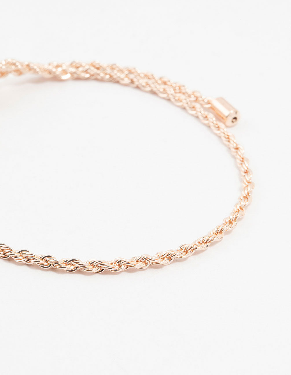 Rose Gold Plated Simple Rope Bracelet