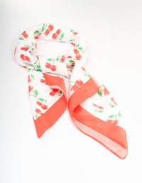 Classic Cherry Fabric Scarf - link has visual effect only
