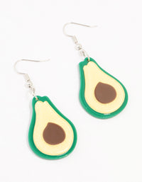 Avocado Acrylic Drop Earrings - link has visual effect only