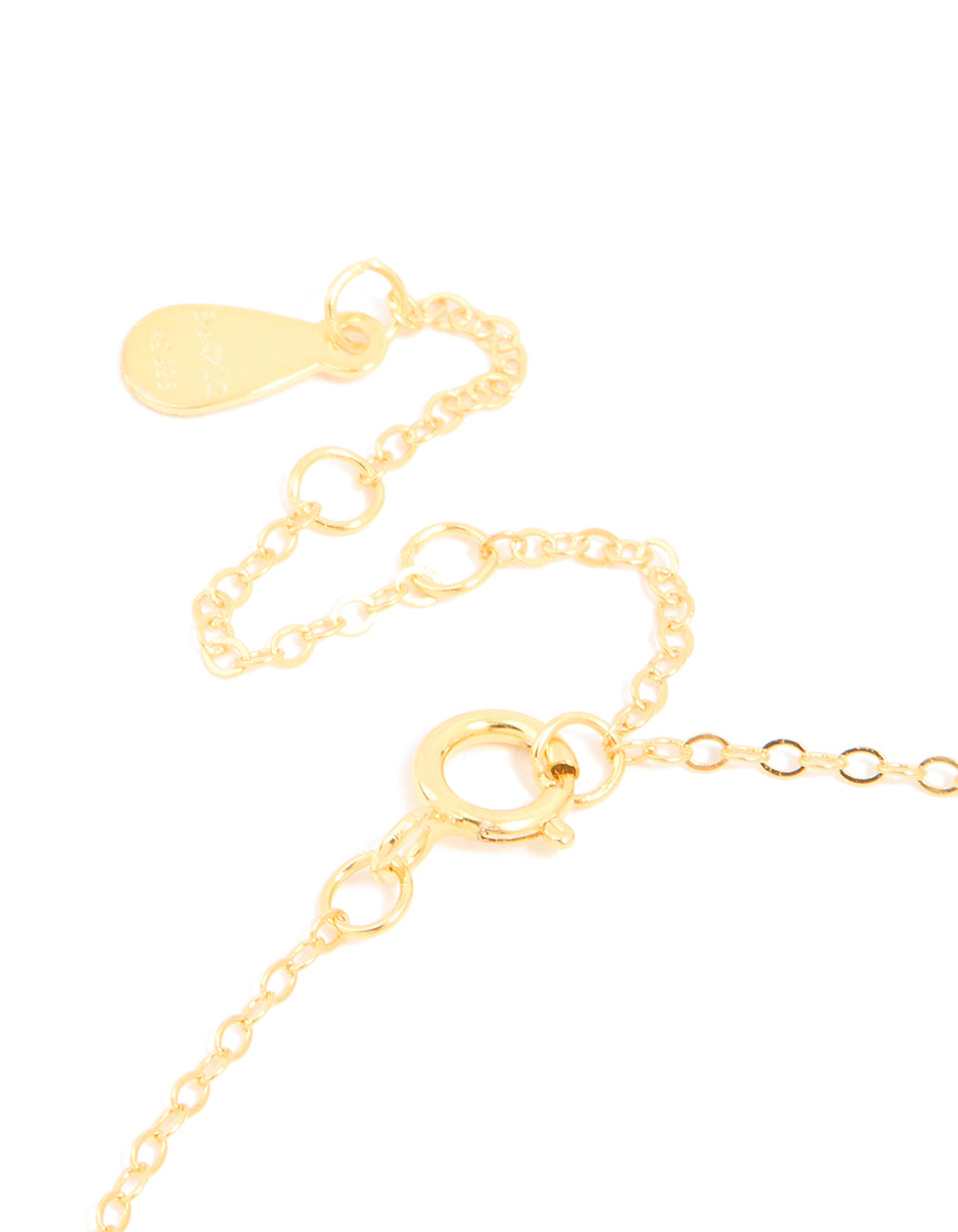 Gold Plated Sterling Silver Cubic Zirconia Flower Bracelet