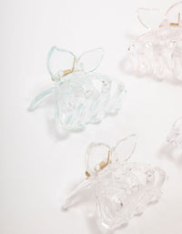 Transparent Butterfly Claw Clip 4-Pack - link has visual effect only