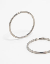 Titanium Sleeper Earrings 14 mm - link has visual effect only