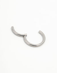 Titanium Clicker Ring 8 mm - link has visual effect only