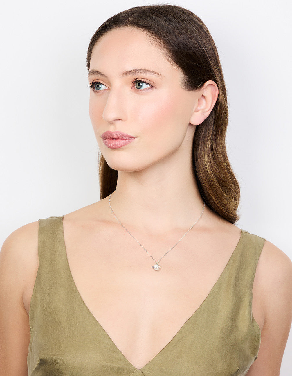 Silver Planet Necklace