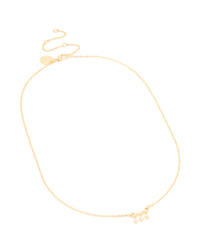 Gold Plated Cubic Zirconia 777 Angel Number Necklace - link has visual effect only