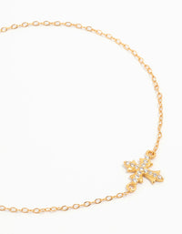 Gold Plated Sterling Silver Cross Bracelet - link has visual effect only