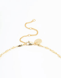 Emerald Cross Chain Y-Necklace - link has visual effect only