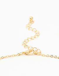 Gold Plated Emerald Flower Pendant Necklace - link has visual effect only