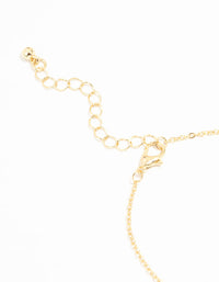 Gold Plated Trio Flower Bracelet - link has visual effect only