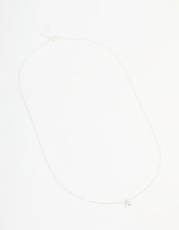 Sterling Silver Initial A Necklace - link has visual effect only