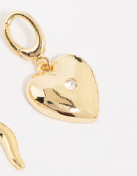 Gold Plated Chilli & Bow Charms 3-Pack - link has visual effect only